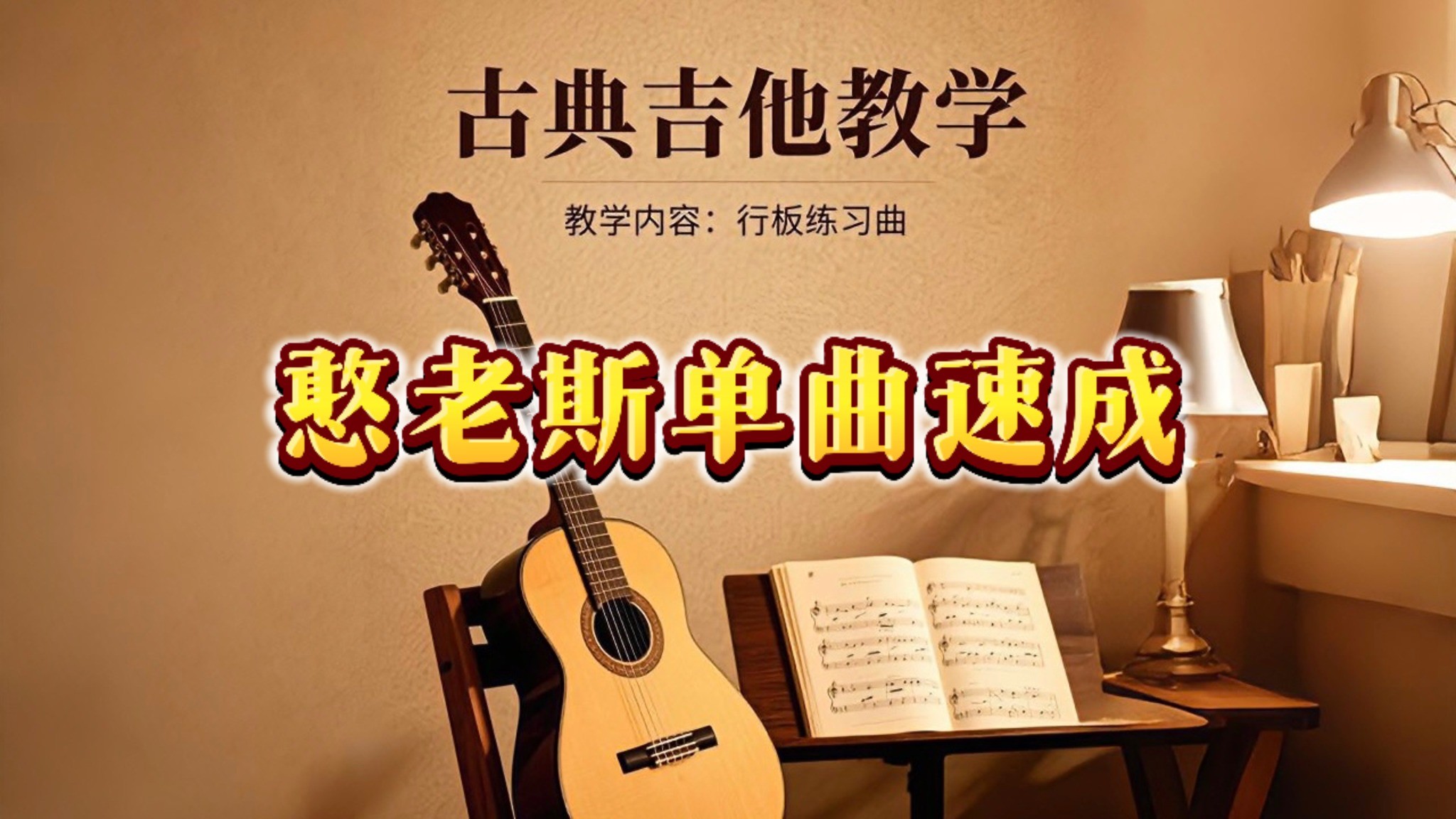单曲速成：《行板练习曲》课程封面图