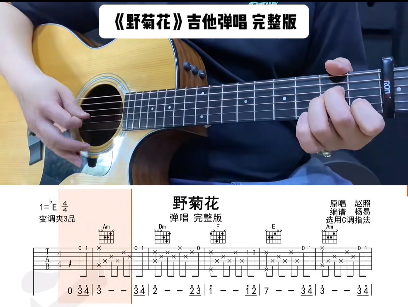 单曲速成：《野菊花》课程封面图