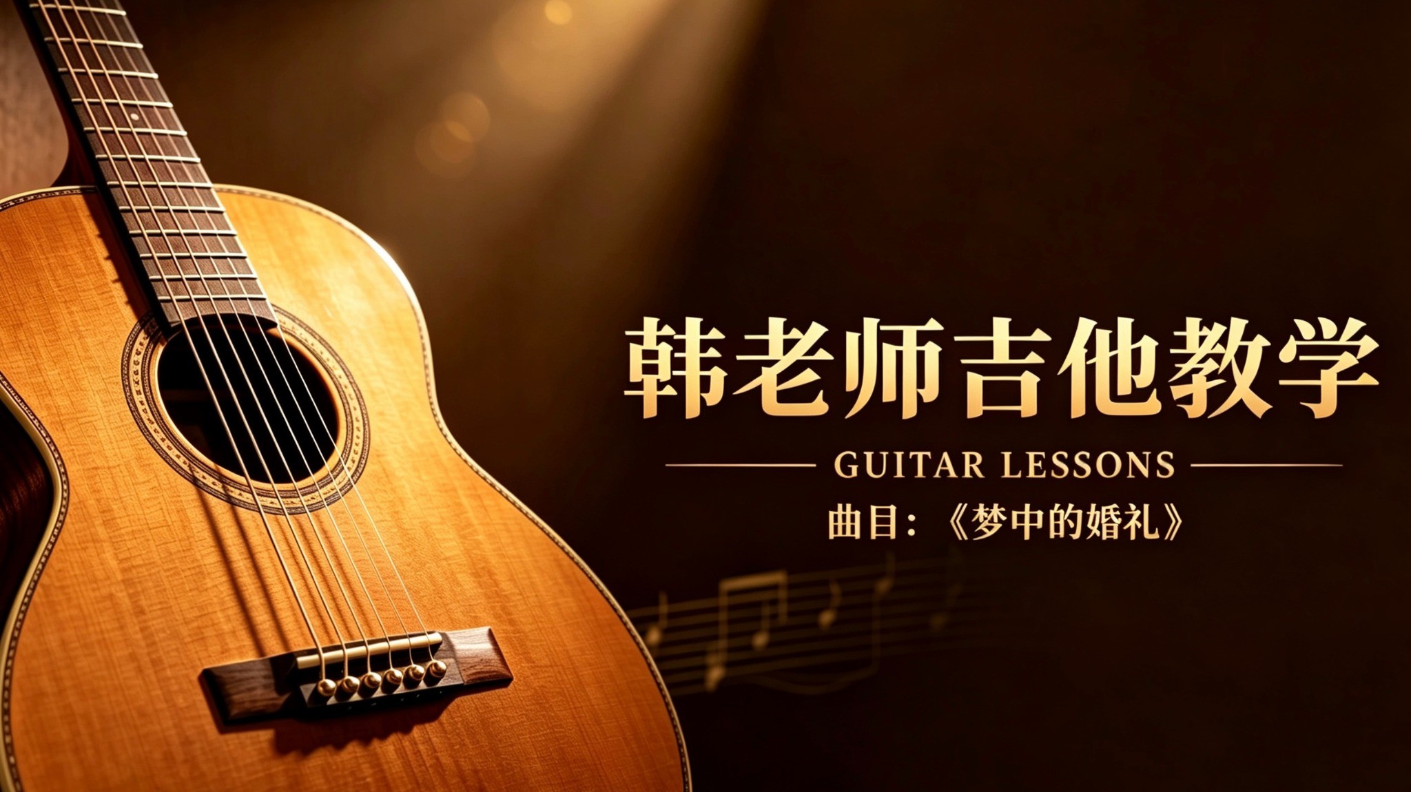 单曲速成：《梦中的婚礼》课程封面图