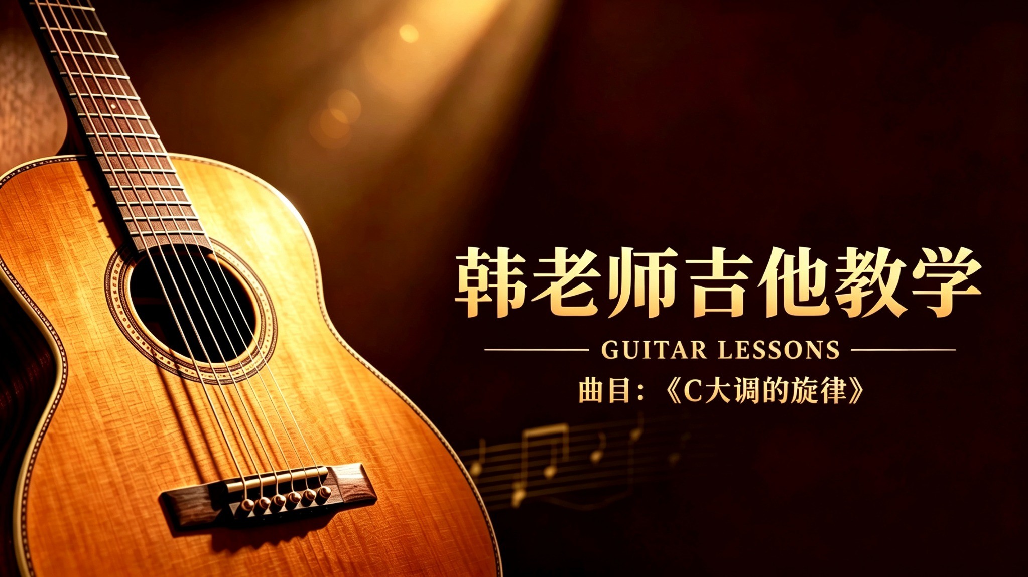 单曲速成：《C大调的旋律》课程封面图