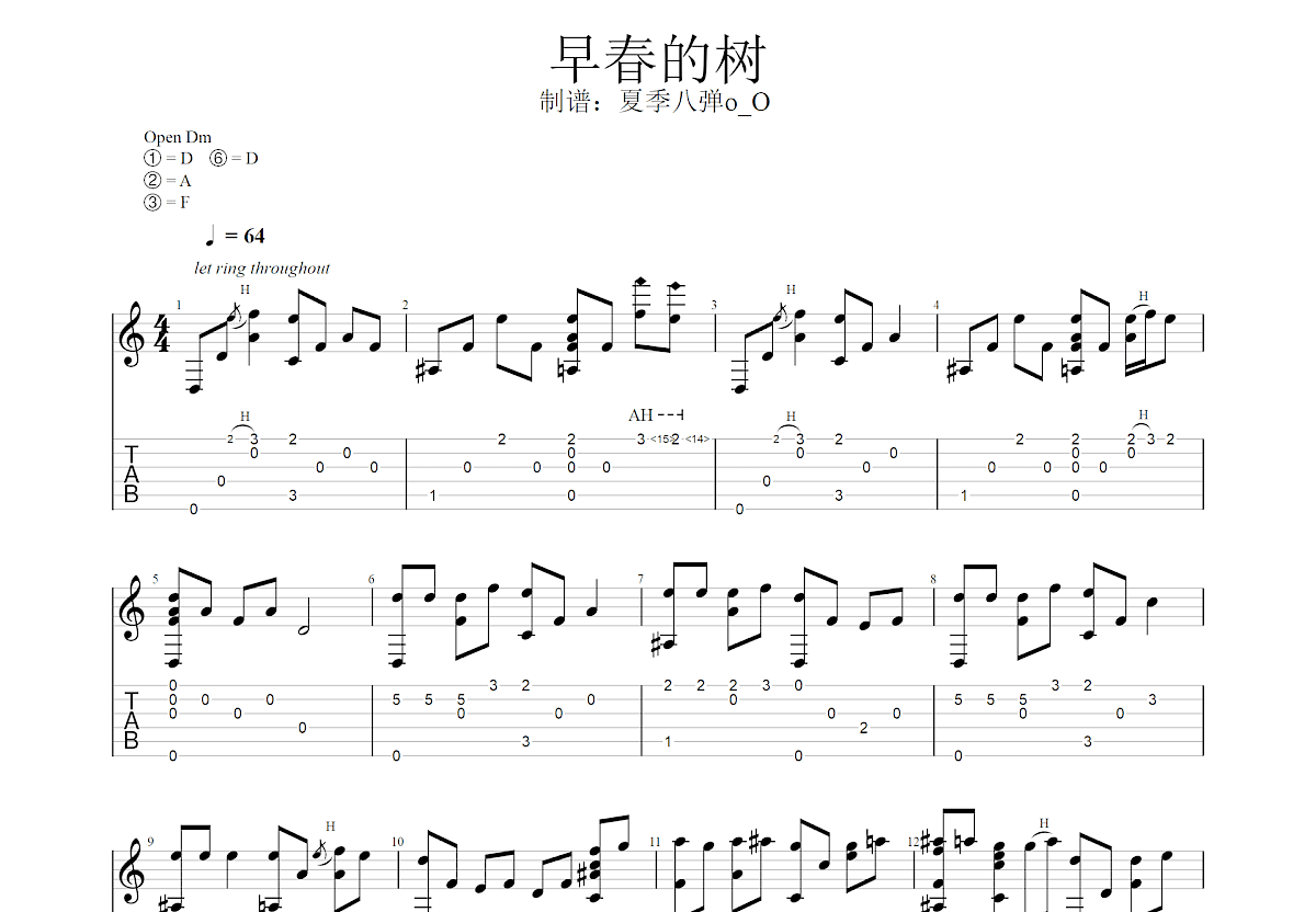 鱼书（G调和弦简单版） - 陈鸿宇 - 吉他谱(西二吉他编配) - 嗨吉他