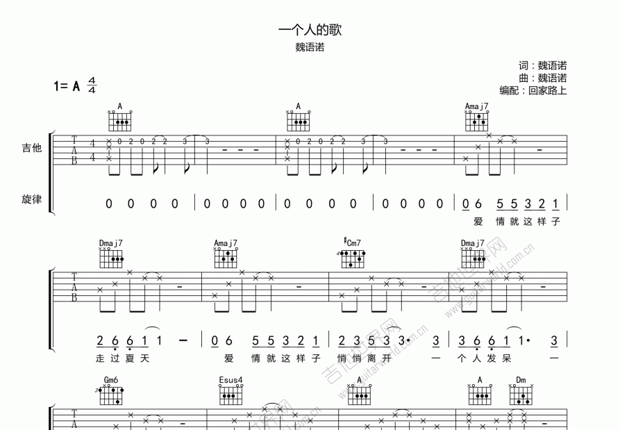 kawa乐队干酒醉吉他谱图片