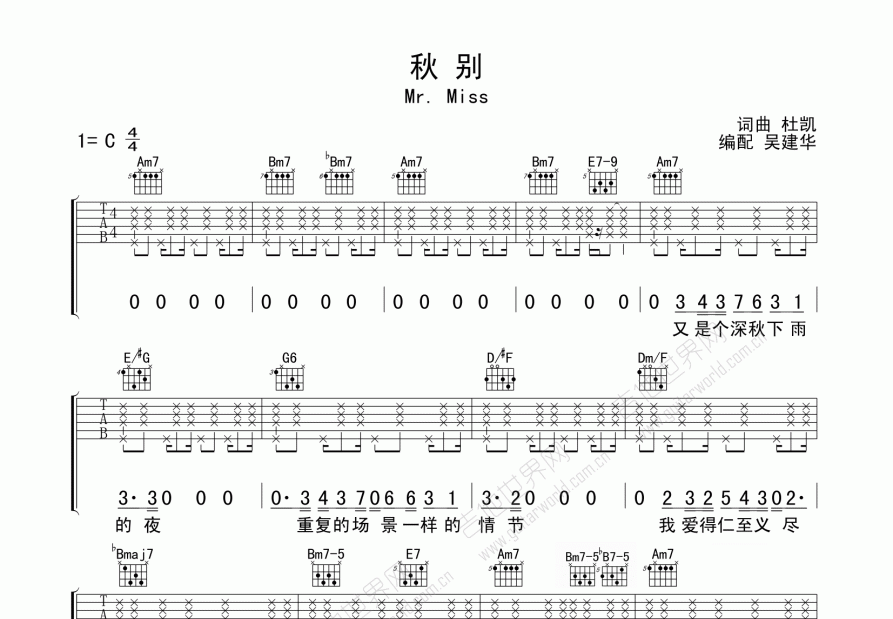 miss_c调弹唱 - 吉他世界