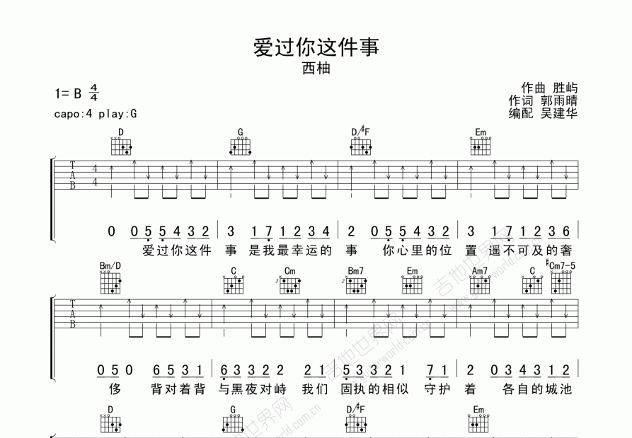 愛過你這件事