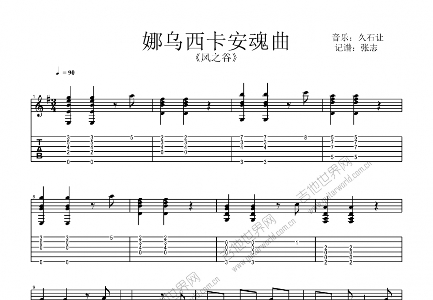 娜乌西卡安魂曲