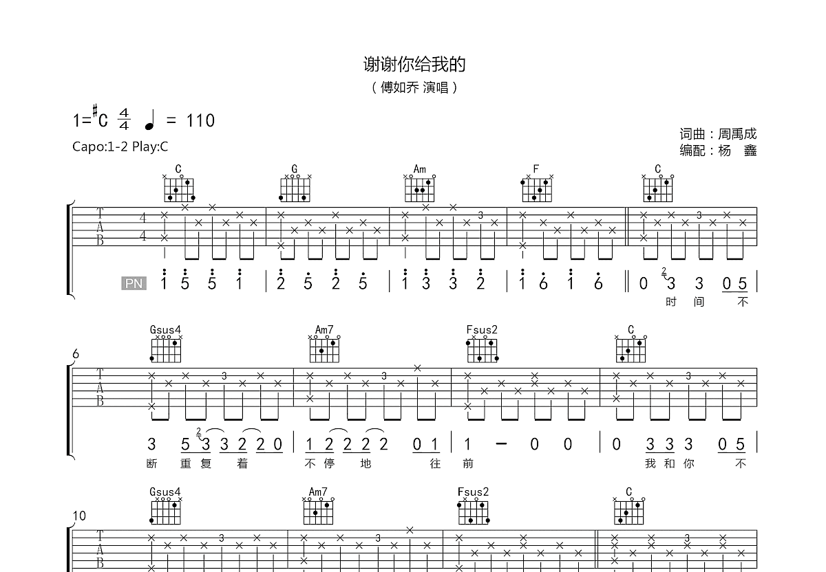 謝謝你給我的