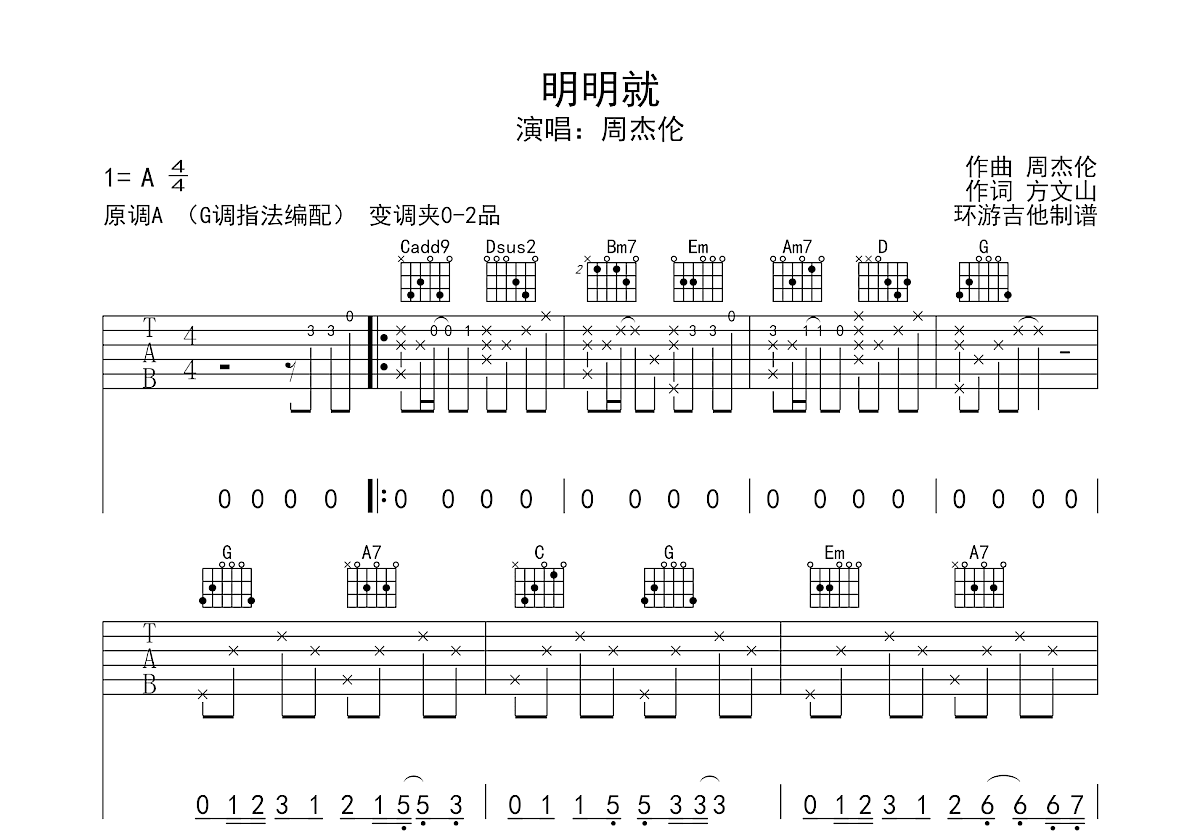 十二r1se吉他谱原版图片