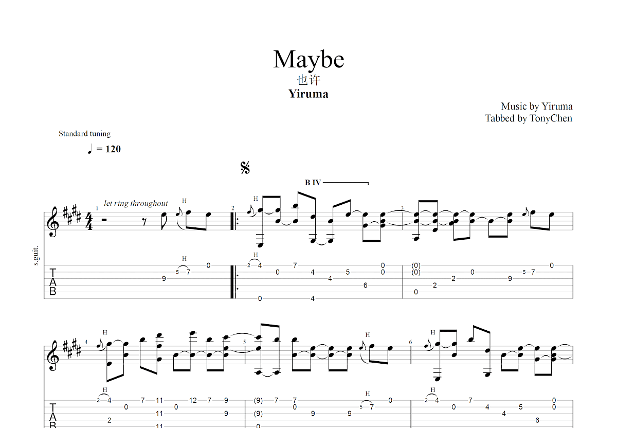 Call Me Maybe 吉他谱-虫虫吉他谱免费下载