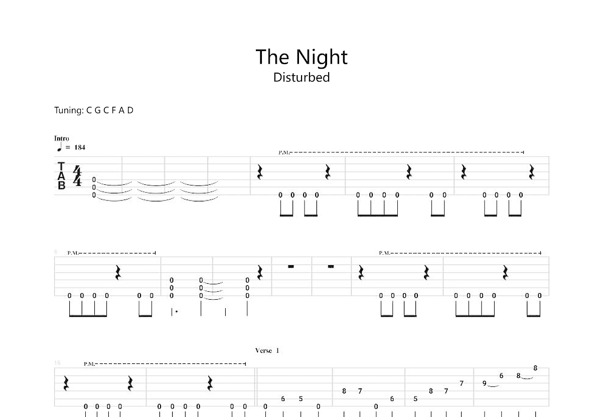 The Nights吉他谱(gtp谱)_Avicii(艾维奇 / Tim Berg / Tim Bergling / Tom Hangs)