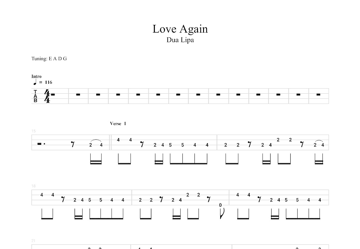 Love On Repeat Guitar