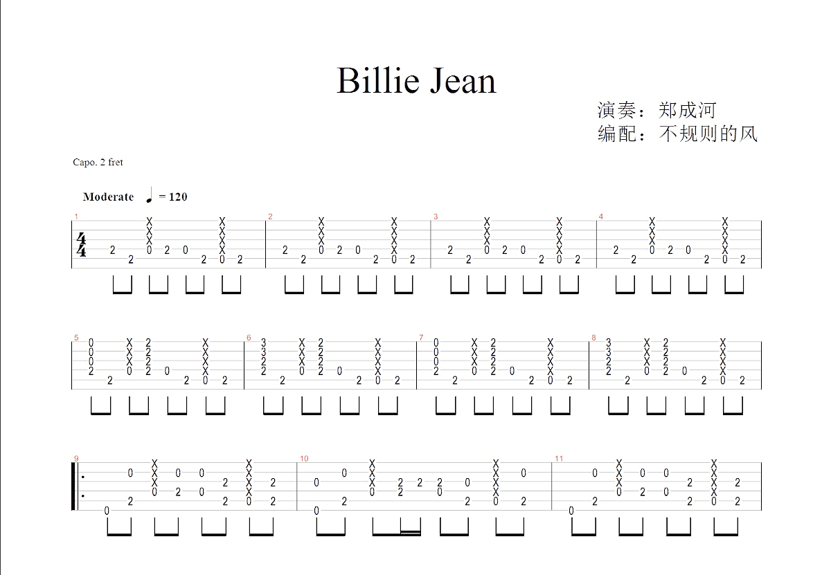 Michael Jackson "Billie Jean" Sheet Music | Download PDF Score 47567