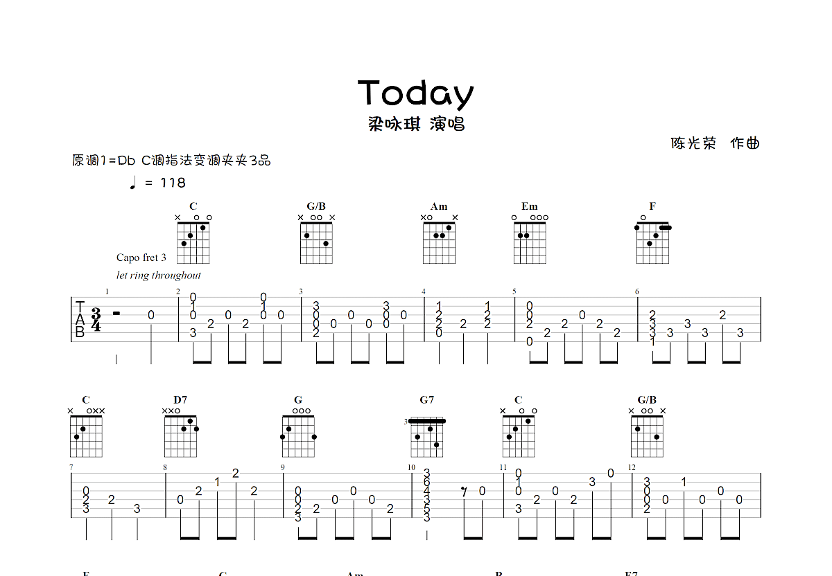 On A Day Like Today吉他谱(gtp谱,总谱)_Keane(基音乐队)