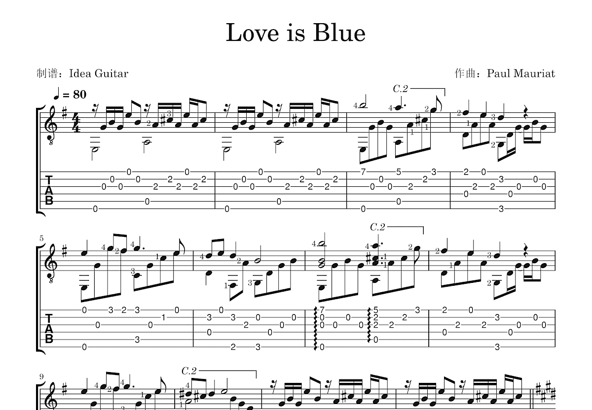 Hal David & Burt Bacharach "Blue On Blue" Sheet Music PDF Notes, Chords | Standards Score E-Z ...