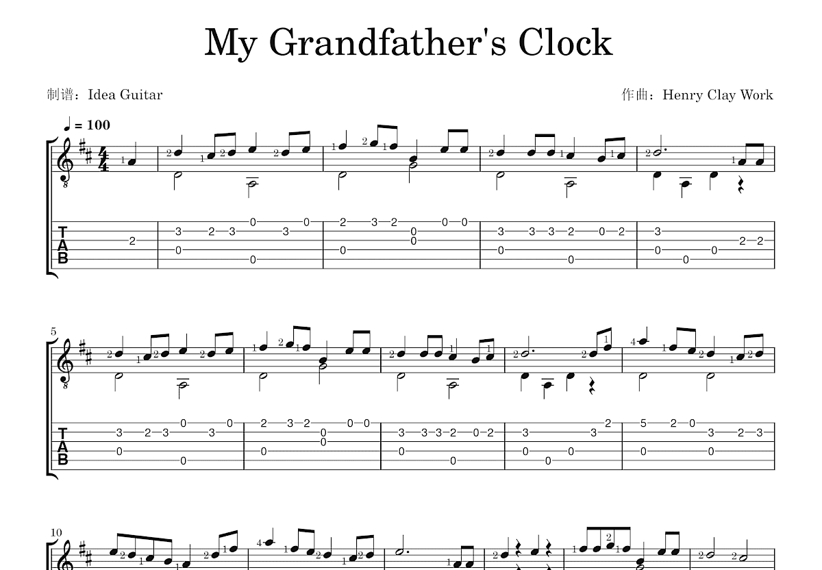 Clocks吉他谱(gtp谱)_Coldplay(酷玩乐队)