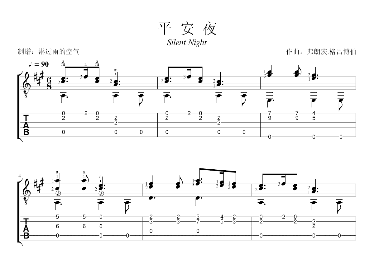 【古典吉他谱】Toccata And Fugue in D minor,BWV 565（简易版）[TAB谱版] - 哔哩哔哩