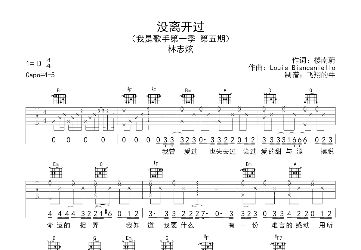 你离开了南京_从此没有人和我说话 吉他谱-虫虫吉他谱免费下载