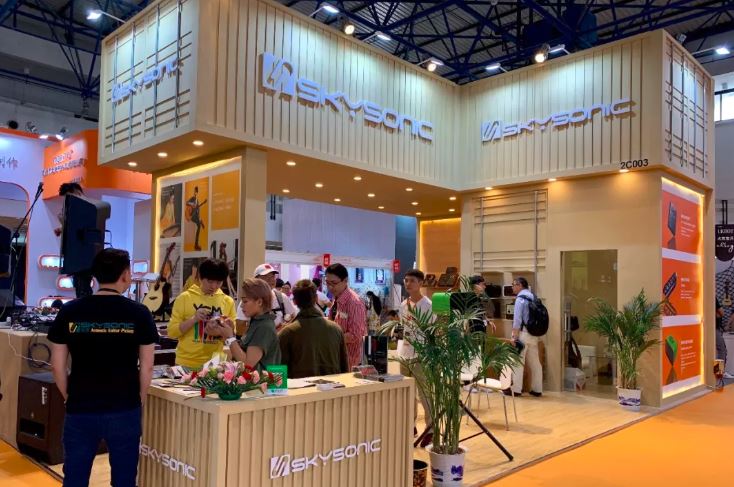天音拾音器参展北京国际乐器展